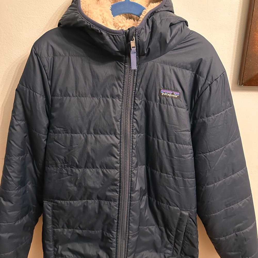 Patagonia Reversible Kids Navy Jacket